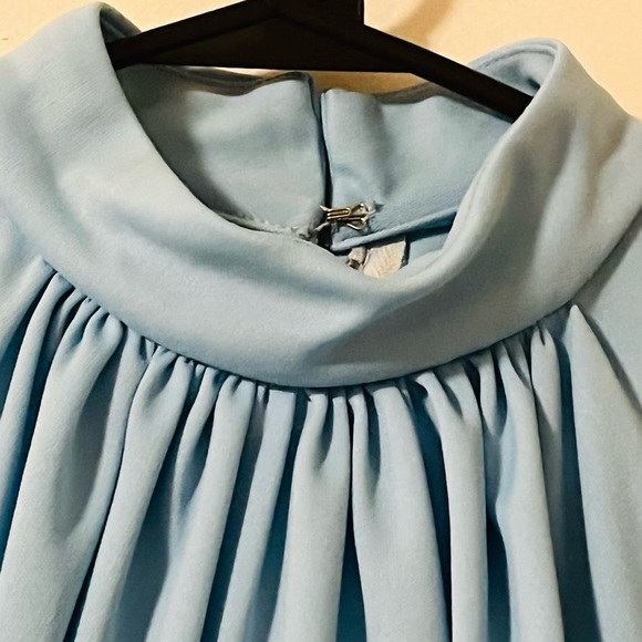 Vintage 1970s Gown with Matching Bolero 1970s Prom Dress Disco Hippy 60s - Picture 7 of 15